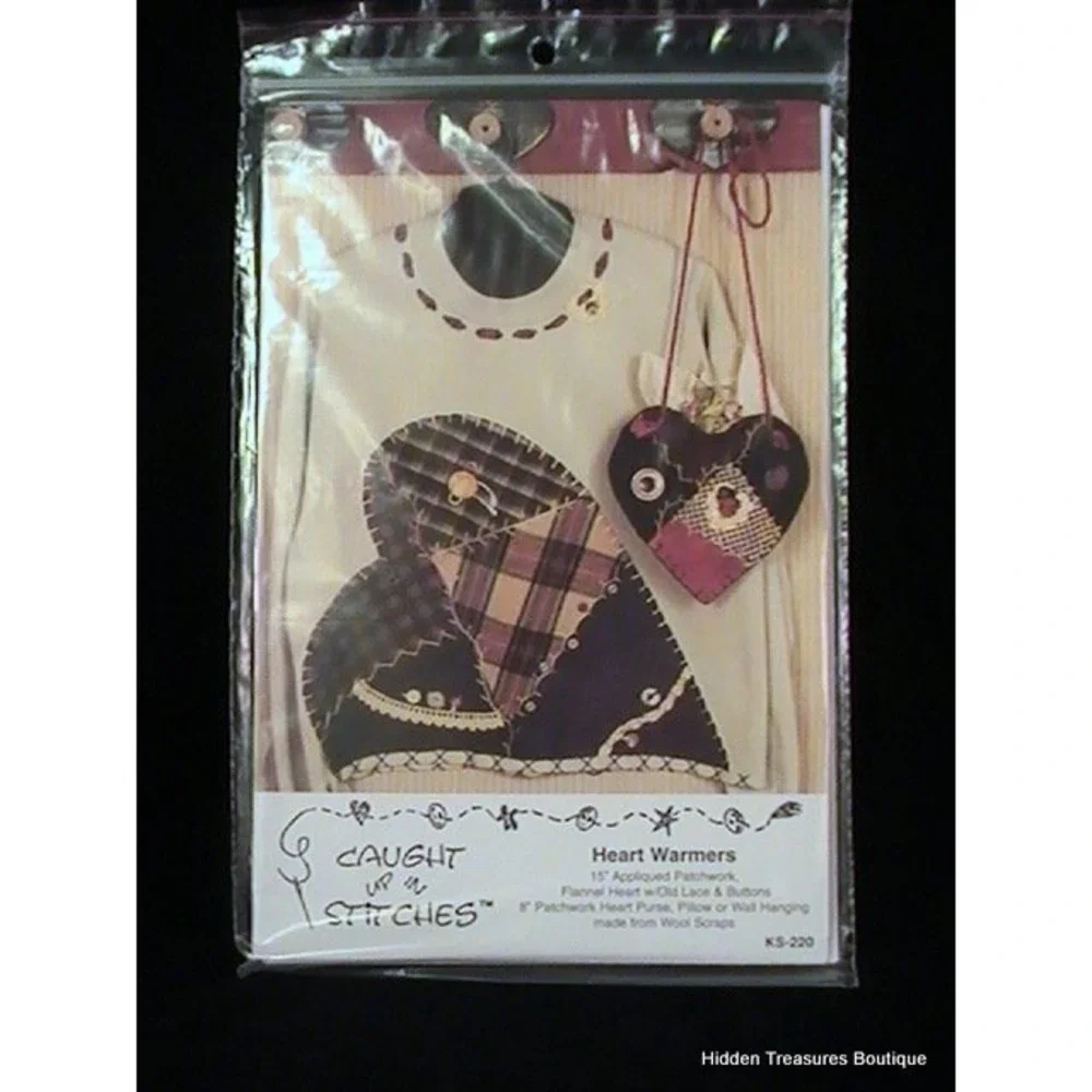 Caught Up In Stitches (Heart Warmers) Applique Patchwork Pattern KS-220‎
